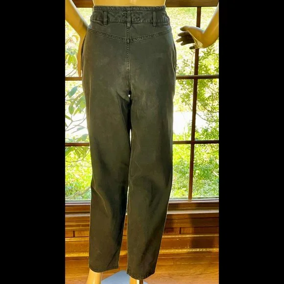 ▪️VTG▪️BUGLE BOY▪️1990's Pleated High Waist Cotton Ankle Pants - Picture 2 of 8